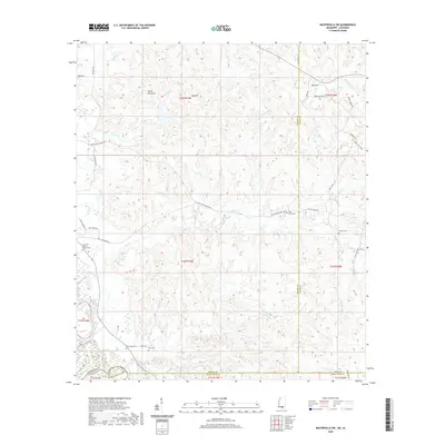 2020 Map of Baxterville SW, 2020 Print