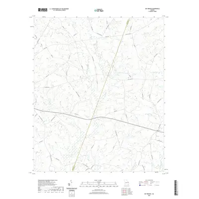 2020 Map of Bay Branch, 2020 Print