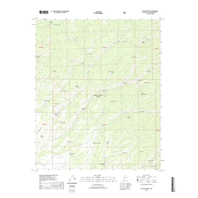 2020 Map of Bay Buck Peaks, 2020 Print
