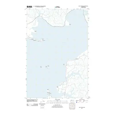 2011 Map of Bay Center, 2011 Print