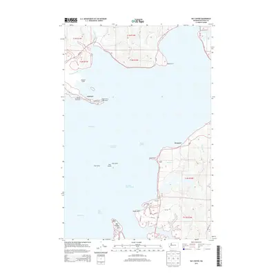 2014 Map of Bay Center, 2014 Print