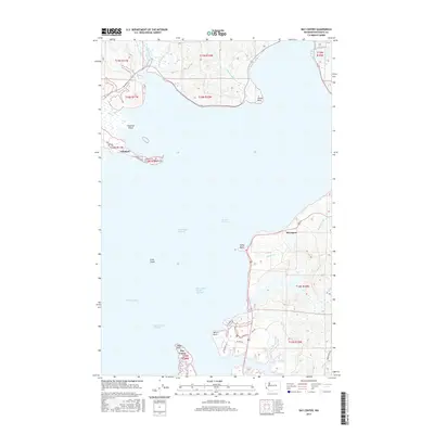 2017 Map of Bay Center, 2017 Print