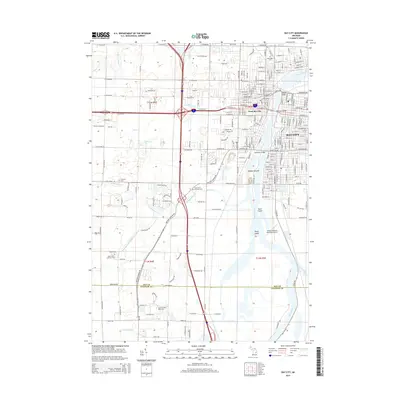 2014 Map of Bay City, 2014 Print