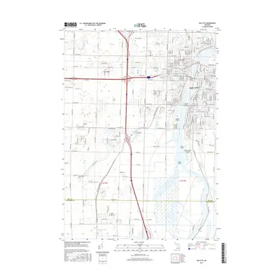 2017 Map of Bay City, 2017 Print