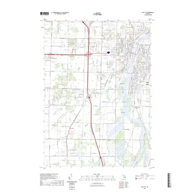 2023 Map of Bay City, 2023 Print