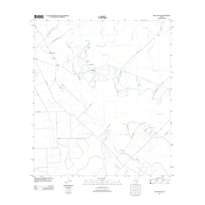 2013 Map of Bay City NE, 2013 Print