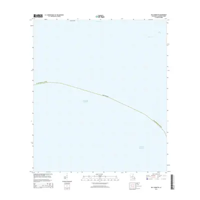 2015 Map of Bay Coquette, 2015 Print