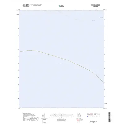 2024 Map of Bay Coquette, 2024 Print