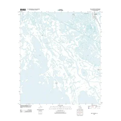 2012 Map of Bay Courant, 2012 Print