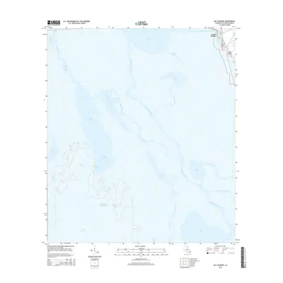 2015 Map of Bay Courant, 2015 Print