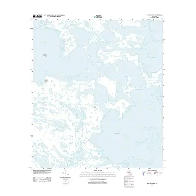 2012 Map of Bay Dosgris, 2012 Print
