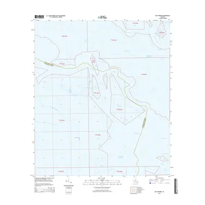 2015 Map of Bay Dosgris, 2015 Print