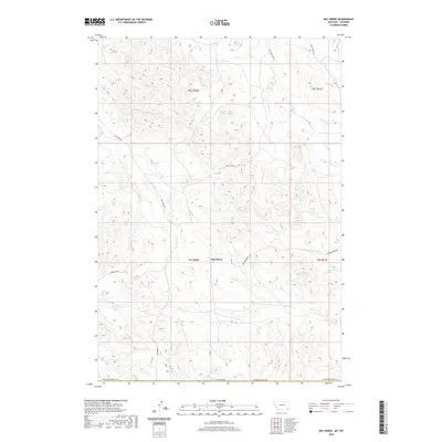 2020 Map of Bay Horse, 2020 Print