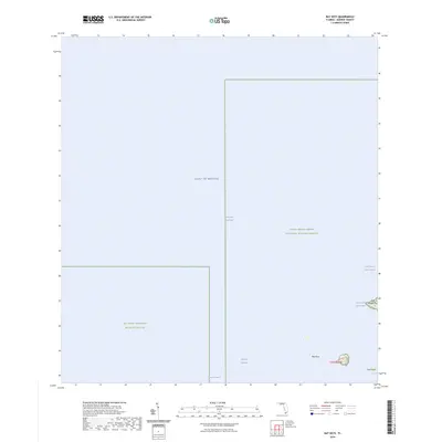 2024 Map of Bay Keys, 2024 Print