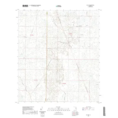 2021 Map of Bay Lake, 2021 Print