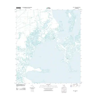 2012 Map of Bay L'Ours, 2012 Print