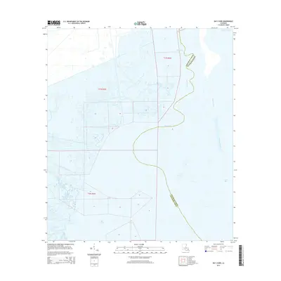 2015 Map of Bay L'Ours, 2015 Print