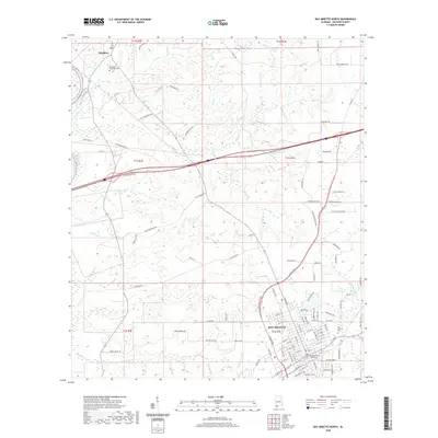 2020 Map of Bay Minette North, 2020 Print