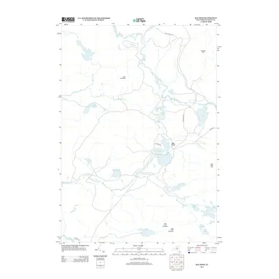 2013 Map of Bay Pond, 2013 Print