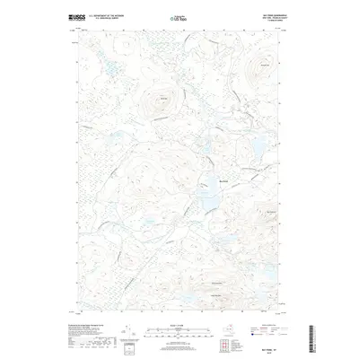 2019 Map of Bay Pond, 2019 Print