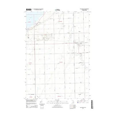 2014 Map of Bay Port East, 2014 Print