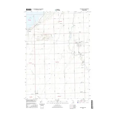 2017 Map of Bay Port East, 2017 Print