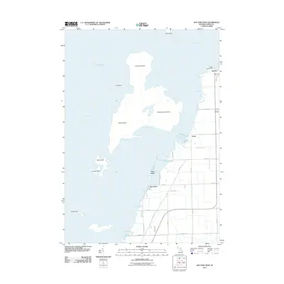 2011 Map of Bay Port West, 2011 Print