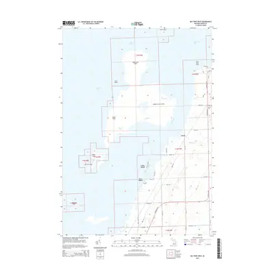 2014 Map of Bay Port West, 2014 Print