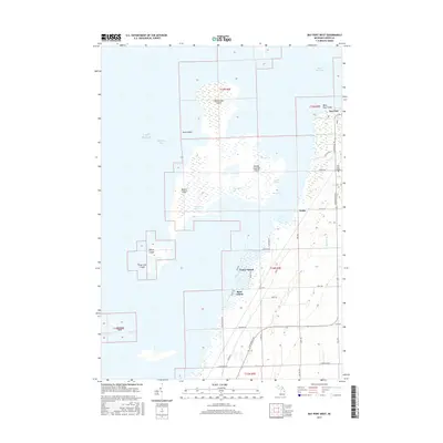 2017 Map of Bay Port West, 2017 Print