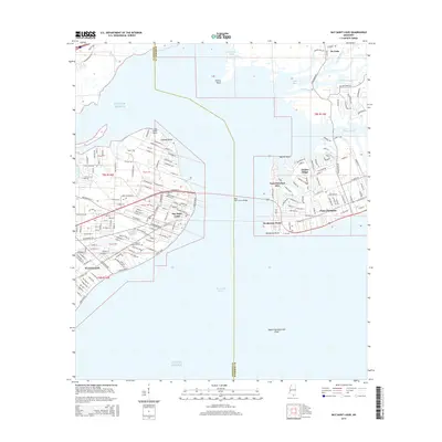 2015 Map of Bay Saint Louis, 2015 Print