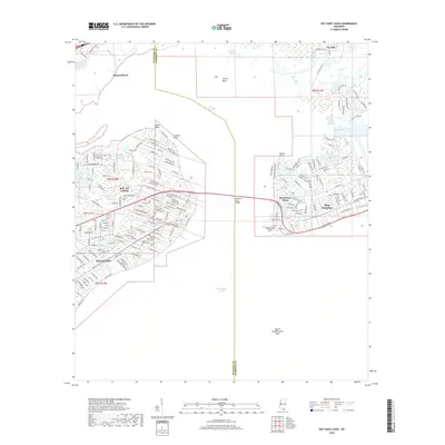 2018 Map of Bay Saint Louis, 2018 Print