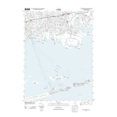 2013 Map of Bay Shore East, 2013 Print