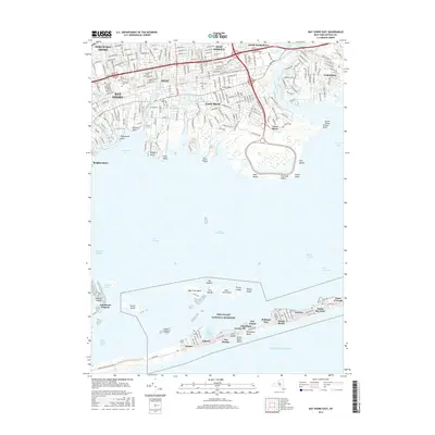 2016 Map of Bay Shore East, 2016 Print
