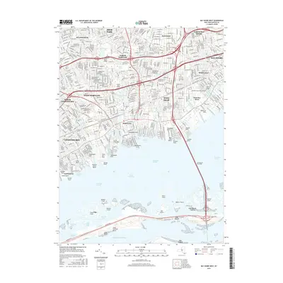 2016 Map of Bay Shore West, 2016 Print