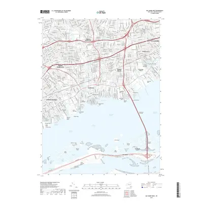 2019 Map of Bay Shore West, 2019 Print