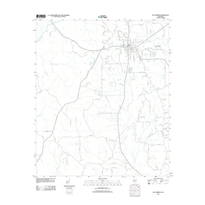 2012 Map of Bay Springs, 2012 Print