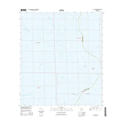 2015 Map of Bay Tambour, 2015 Print