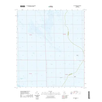 2020 Map of Bay Tambour, 2020 Print