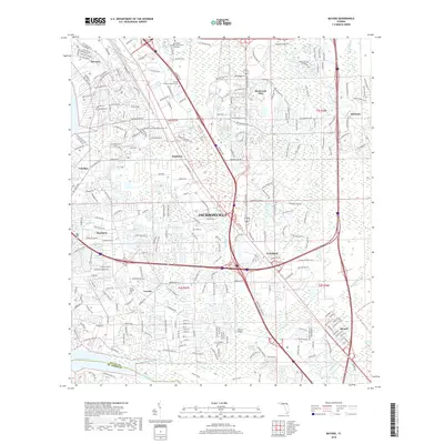 2018 Map of Bayard, 2018 Print