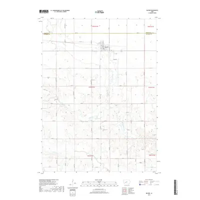 2018 Map of Bayard, 2018 Print