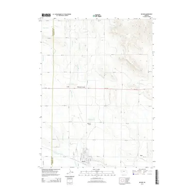 2014 Map of Bayard, 2014 Print