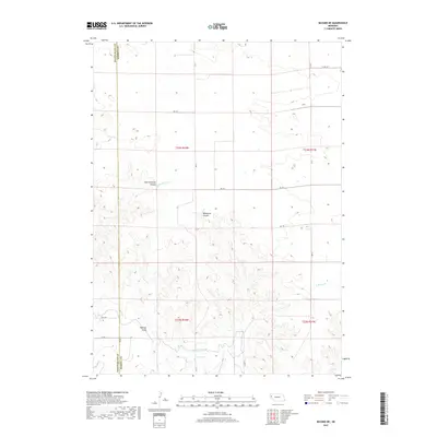 2017 Map of Bayard NE, 2017 Print