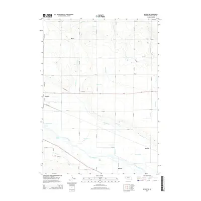 2014 Map of Bayard SW, 2014 Print