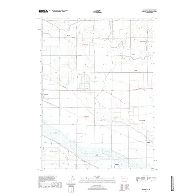 2017 Map of Bayard SW, 2017 Print