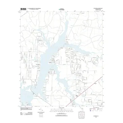 2012 Map of Bayhead, 2012 Print