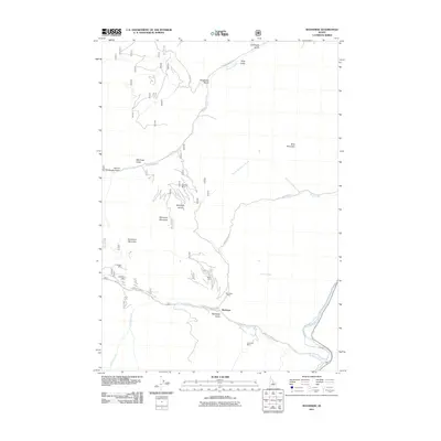 2011 Map of Bayhorse, 2011 Print
