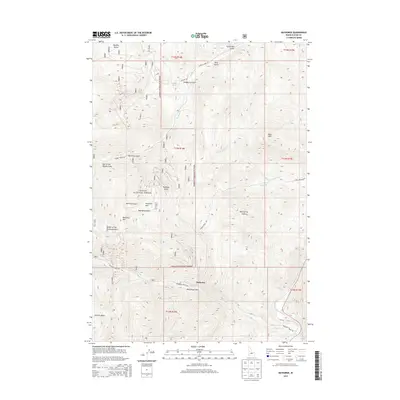 2013 Map of Bayhorse, 2013 Print