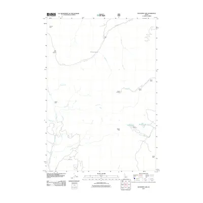2011 Map of Bayhorse Lake, 2011 Print