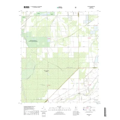 2018 Map of Bayland, 2018 Print