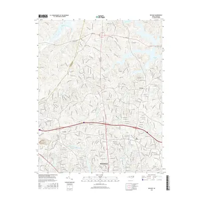 2016 Map of Bayleaf, 2016 Print